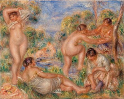 Bathing Group by Pierre Auguste Renoir